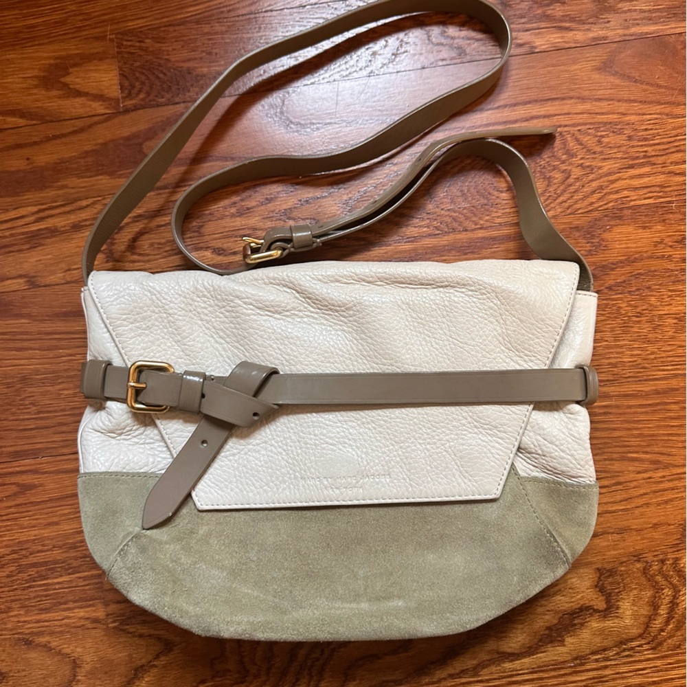 Marc by Marc Jacobs Cream and Taupe Crossbody Bag
